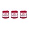 Aunt Lydia Fashion Scarlet Crochet - 3 Pack of 150y/137m - Cotton - Gauge 3 - Crochet
